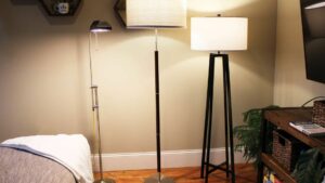 3 floor lamps showing the Best Budget-Friendly TV Lamps